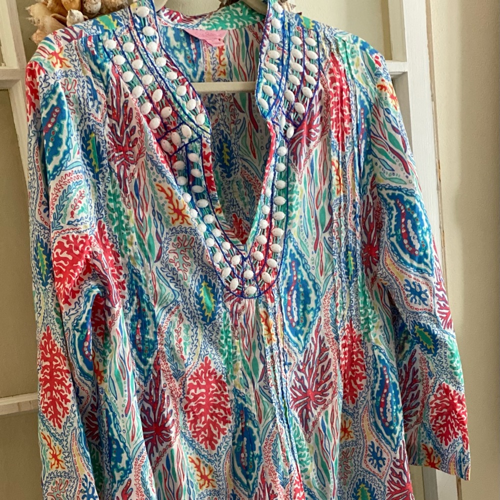 Lilly Pulitzer tunic cover up XL